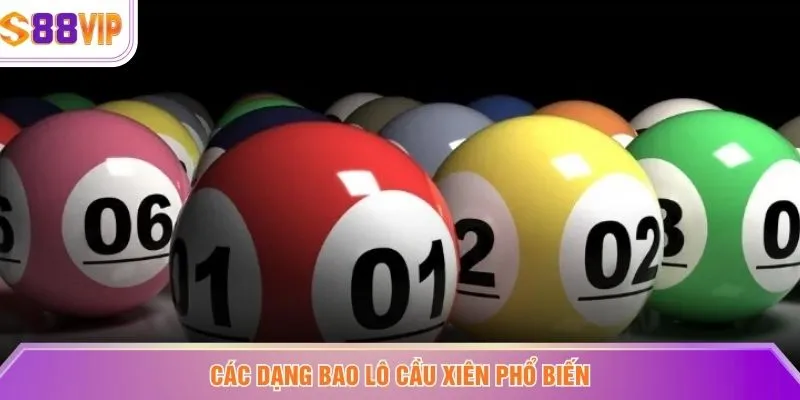 Các dạng bao lô cầu xiên phổ biến